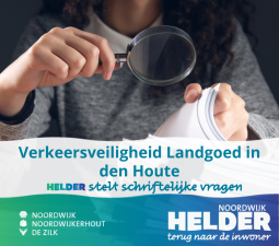 Ontsluiting woonwijk Landgoed in den Houte - HELDER stelt schriftelijke vragen