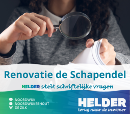 Schriftelijke vragen renovatie de Schapendel