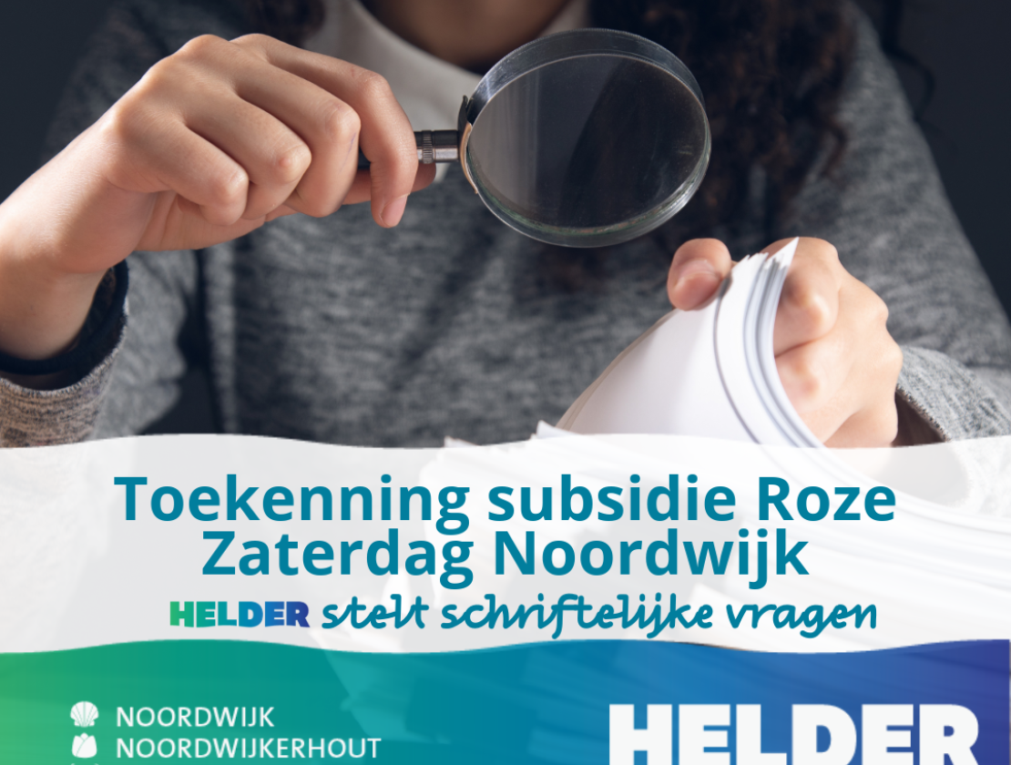 Schriftelijke vragen - Toekenning subsidie Roze Zaterdag