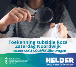 Schriftelijke vragen - Toekenning subsidie Roze Zaterdag